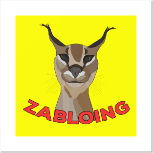 Zabloing Cat Meme Posters and Art